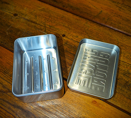 Jungle Culture Metal Soap Tin With Drip Tray