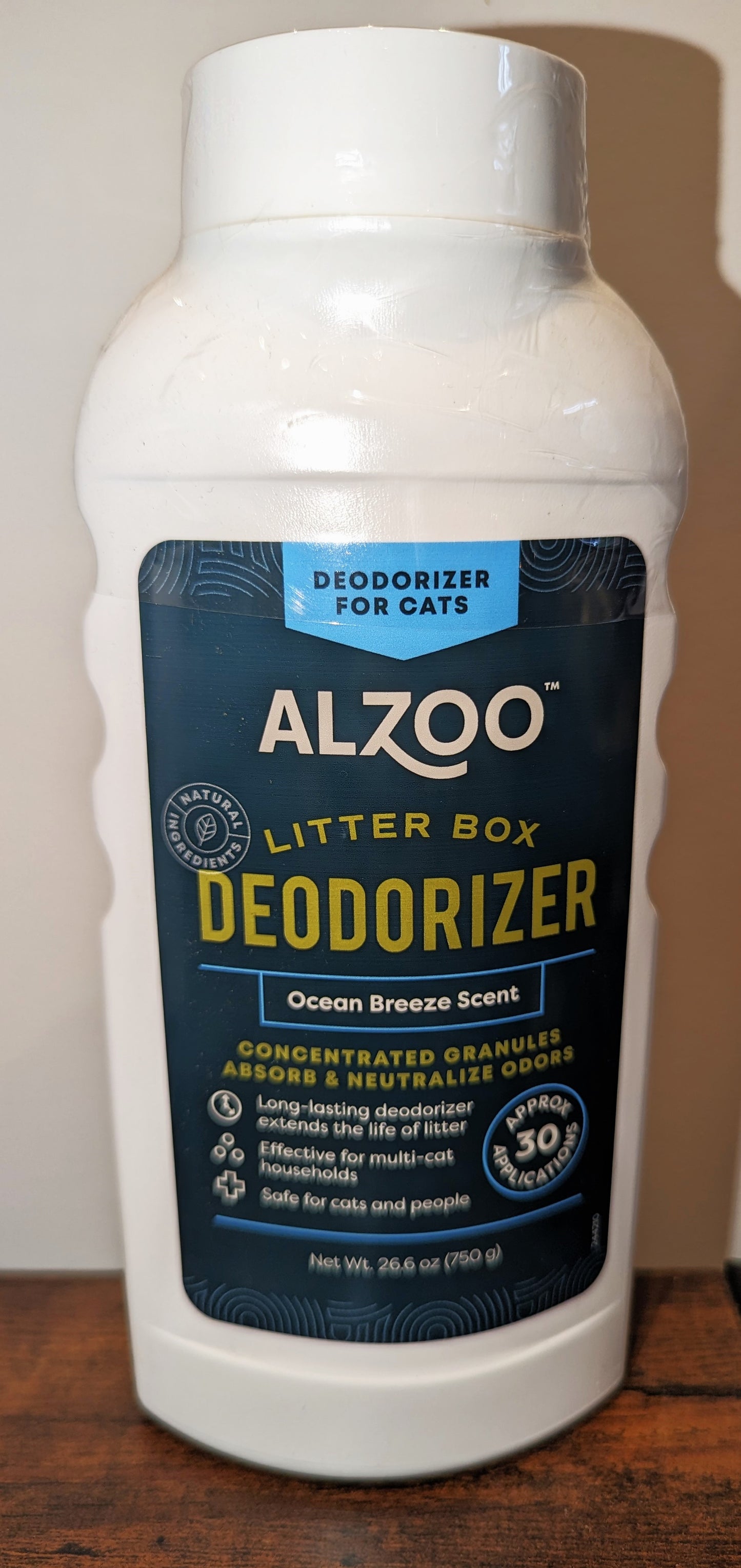 Alzoo Cat LItter Box Deoderizer-Ocean Breeze