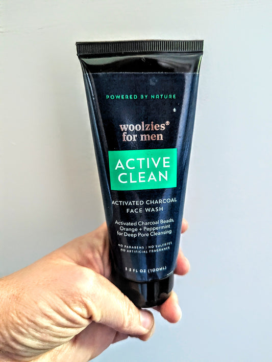 Woolzies Active Clean Activated Charcoal Face Wash