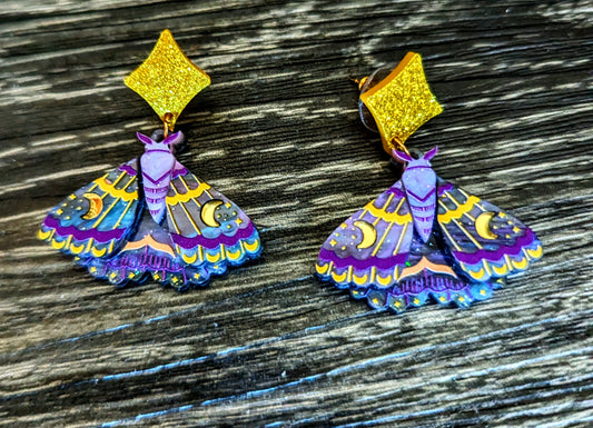 Moth Earrings