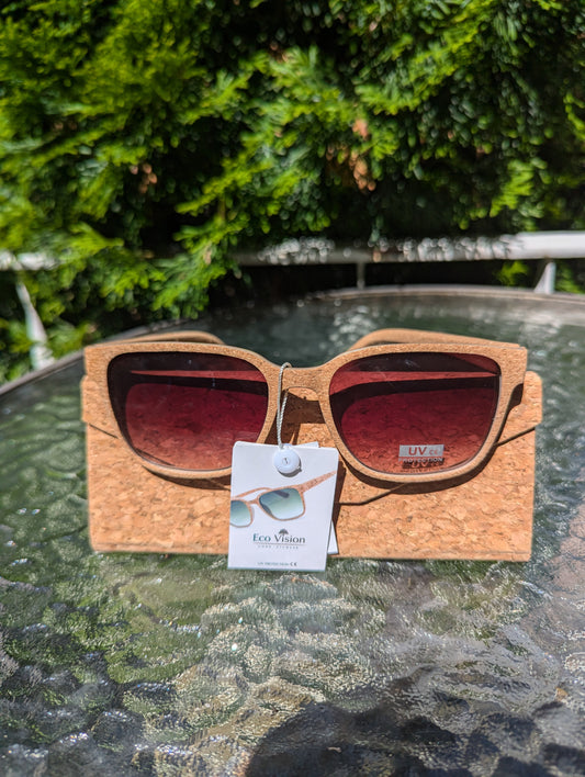 Cork Sunglasses And Case