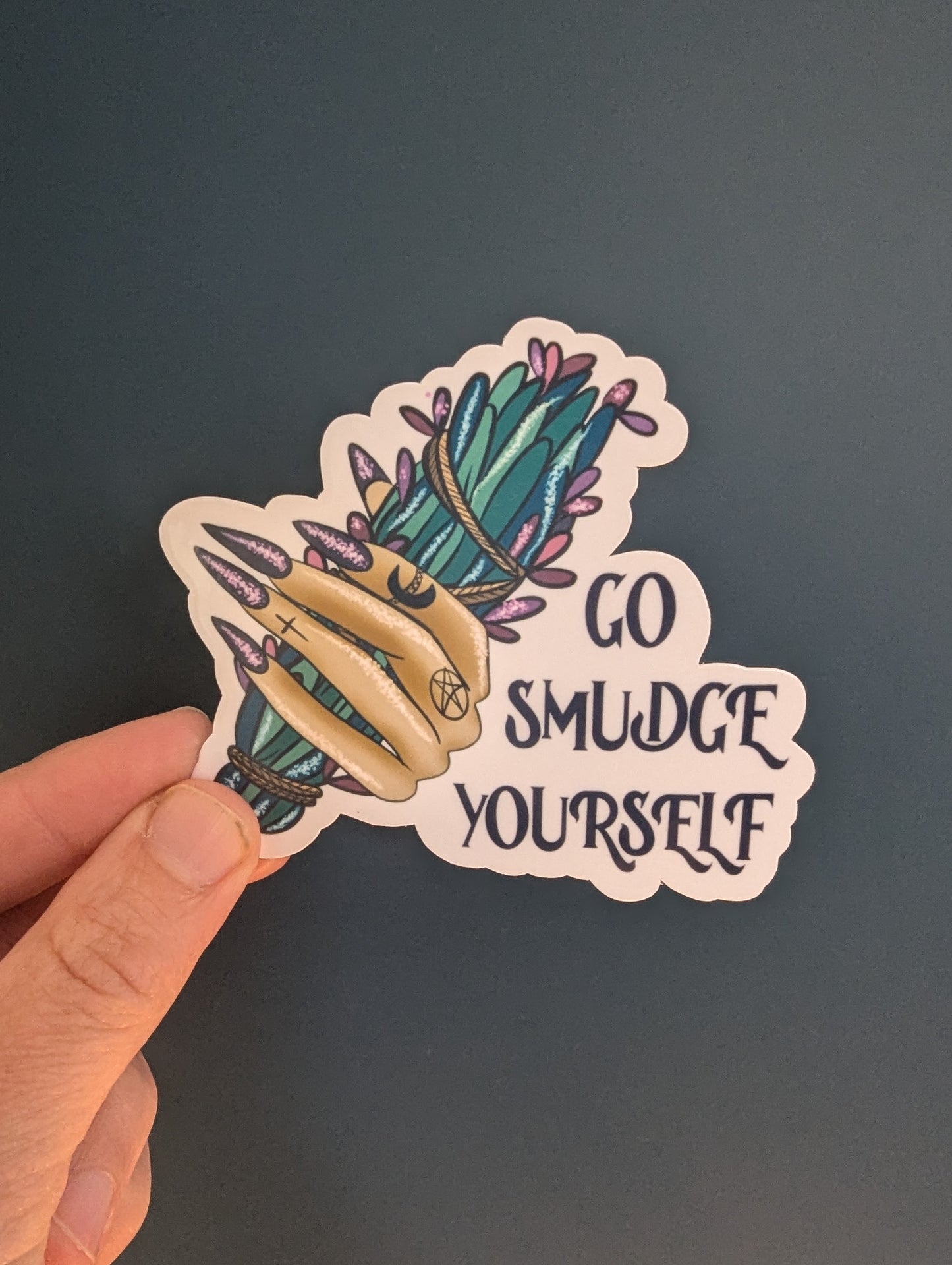 Go Smudge Yourself Vinyl Sticker