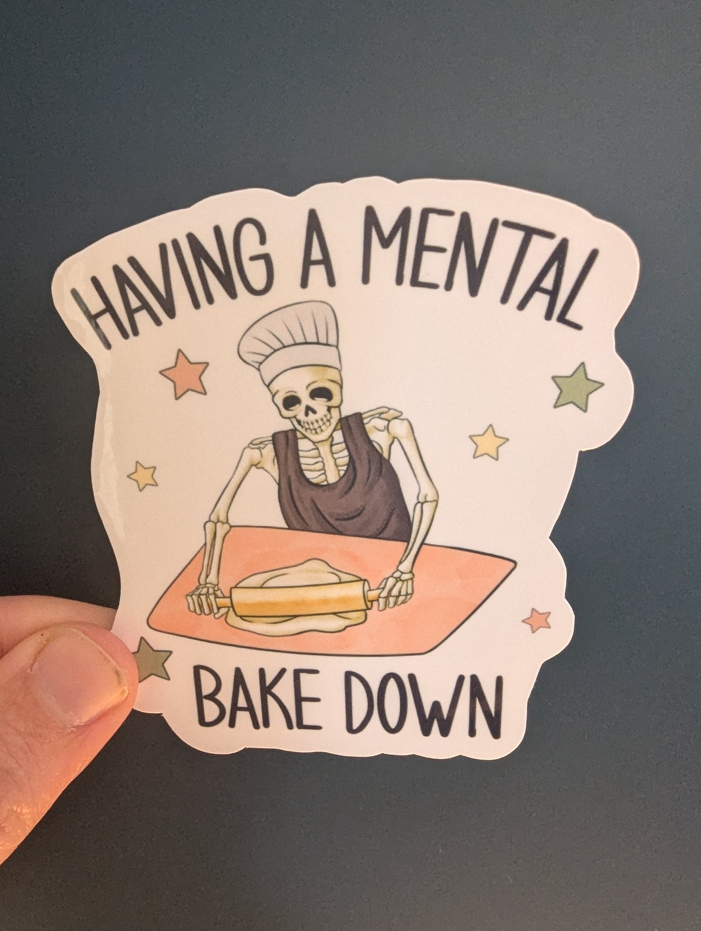 Having A Mental Bake Down Vinyl Sticker