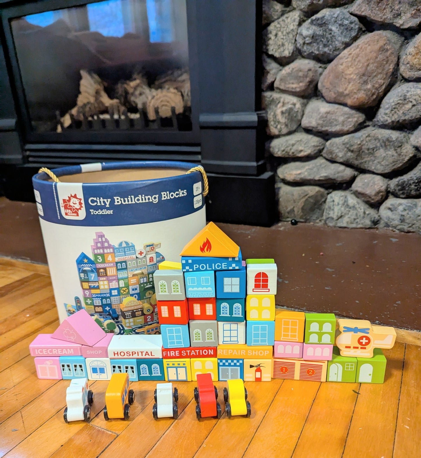 Leo and Friends City Building Blocks Set