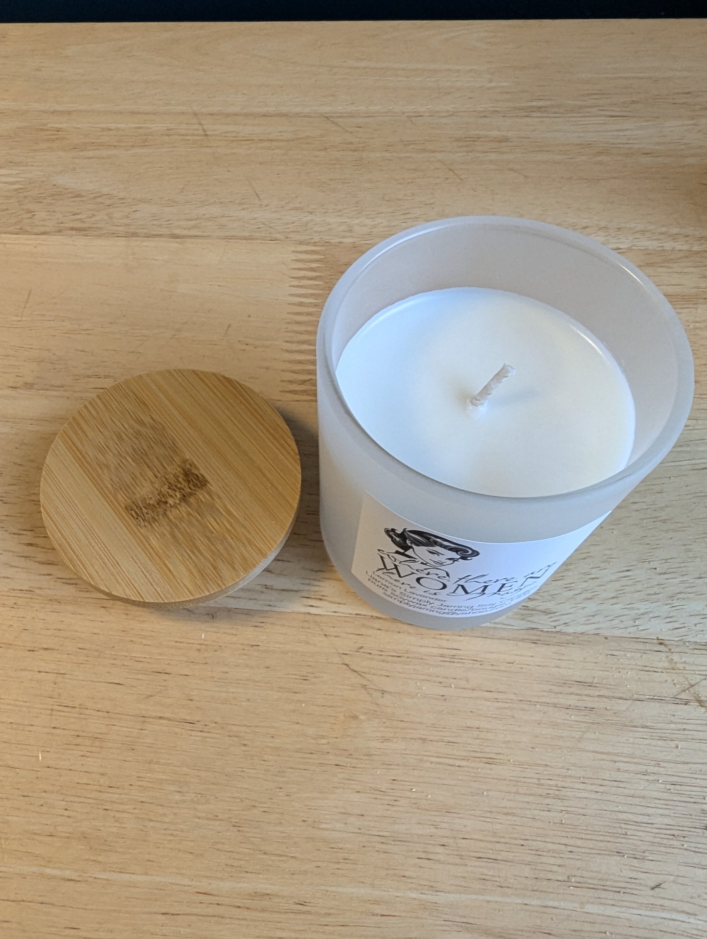 Simply Jarring "Where There Are Women There is Magic" Soy Candle-Lemon Lavender