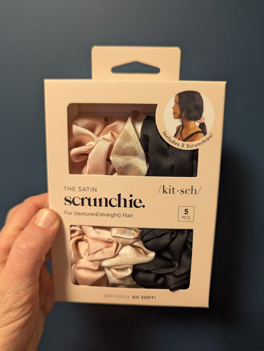 Kitsch Satin Scrunchies