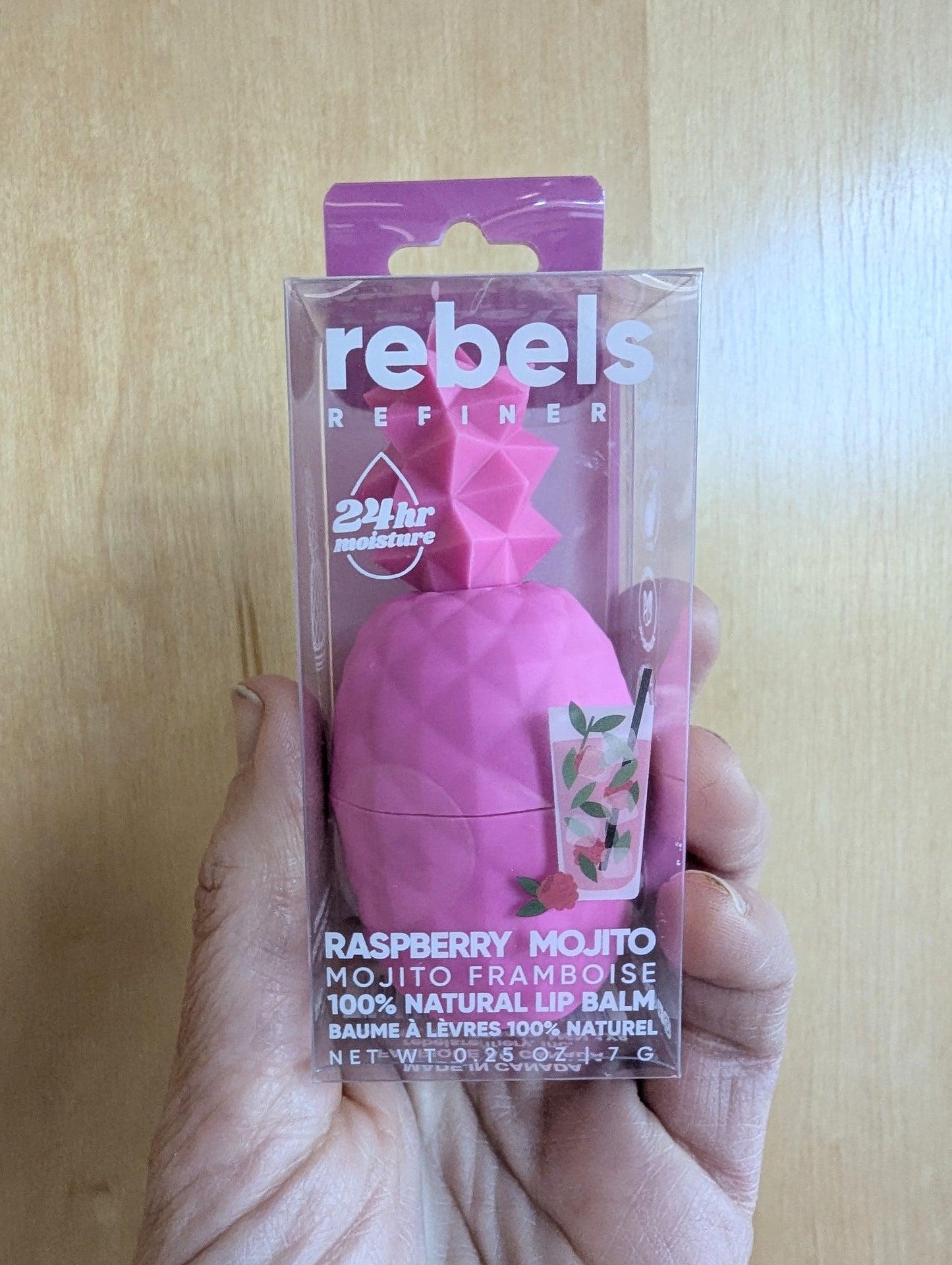 Rebels Refinery Refillable Natural  Lip balm