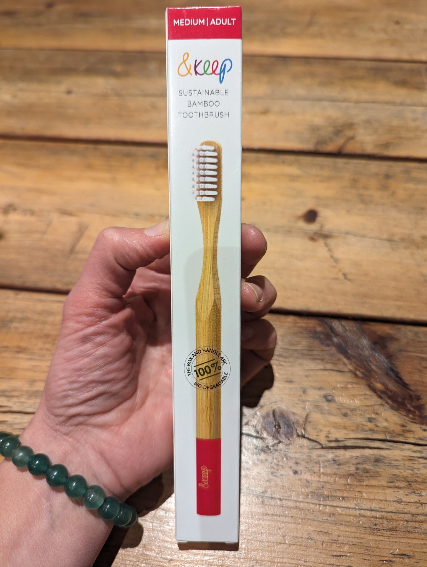 Bamboo Adult Toothbrush- Medium Bristles