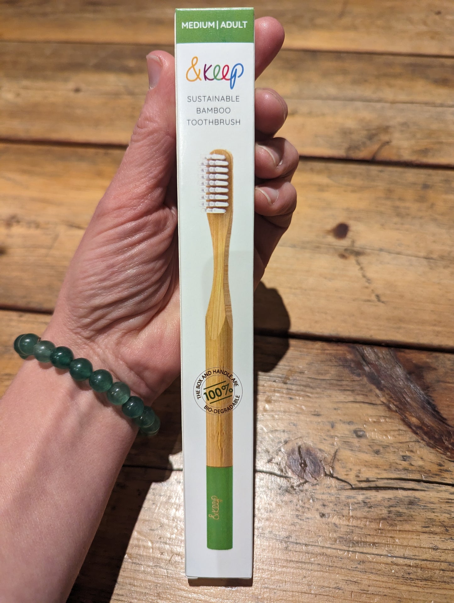 Bamboo Adult Toothbrush- Medium Bristles