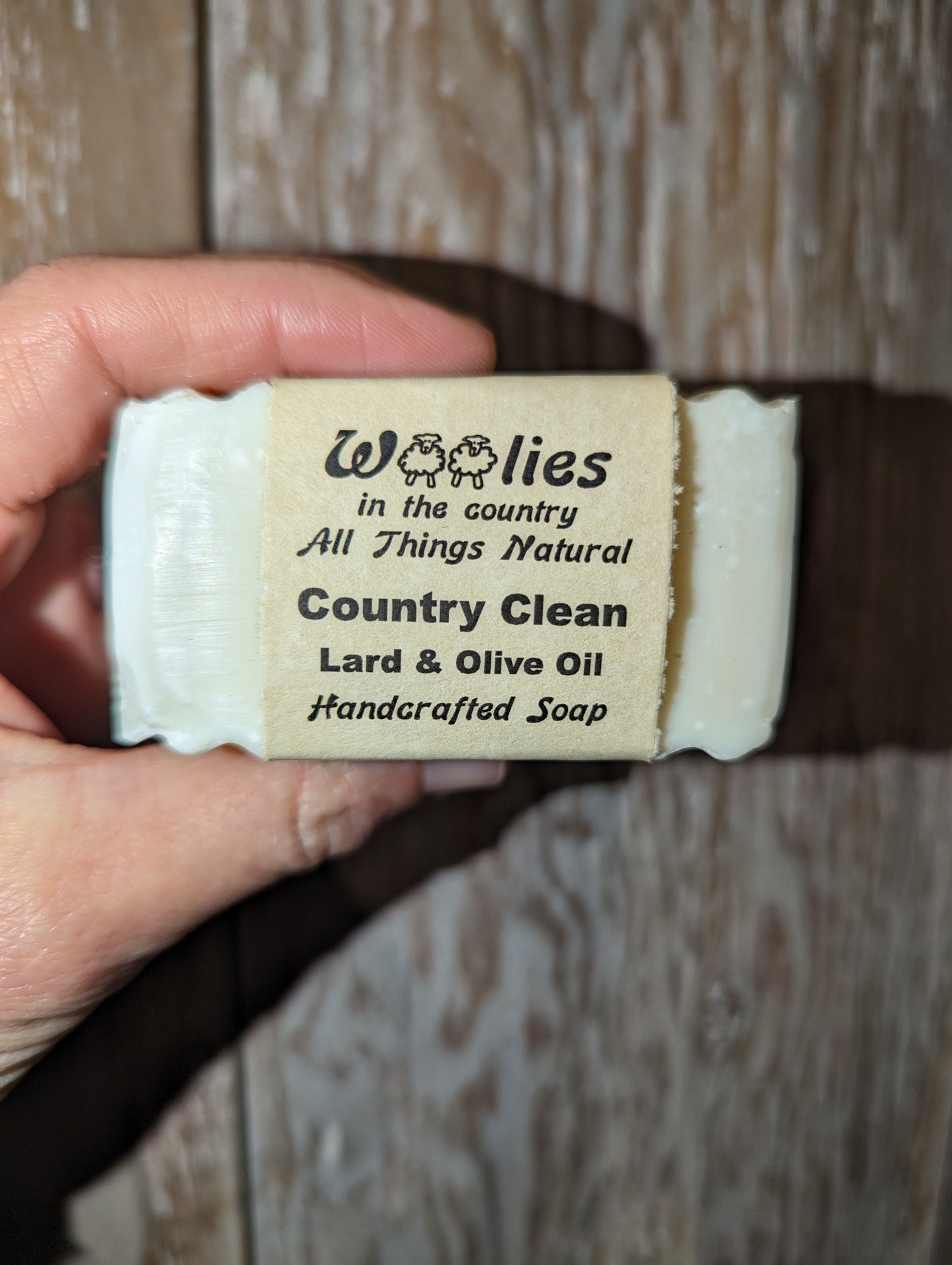 Woolies In The Country Natrual Lard Soap