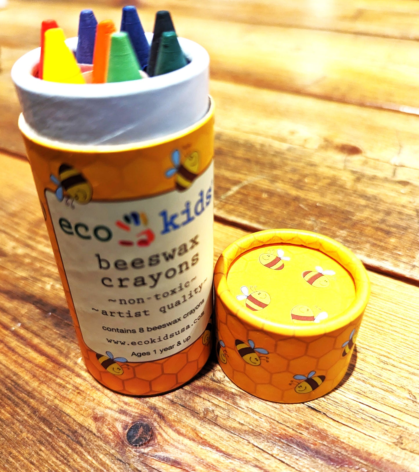 Eco Kids Beeswax Crayons In Travel Case
