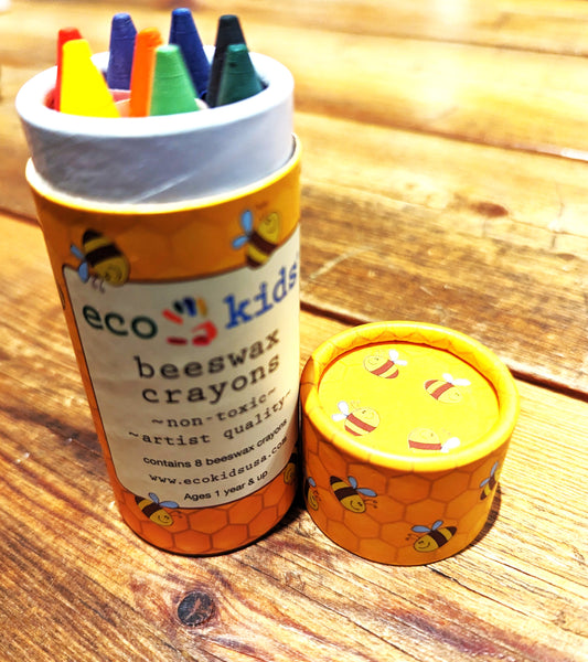 Eco Kids Beeswax Crayons In Travel Case
