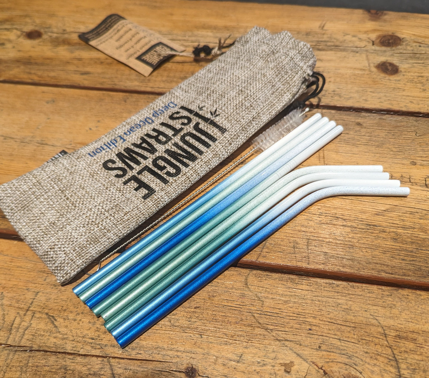 Reusable Metal Straw Set