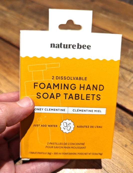 Nature Bee Foaming Hand Soap Tablets- 2 Pack