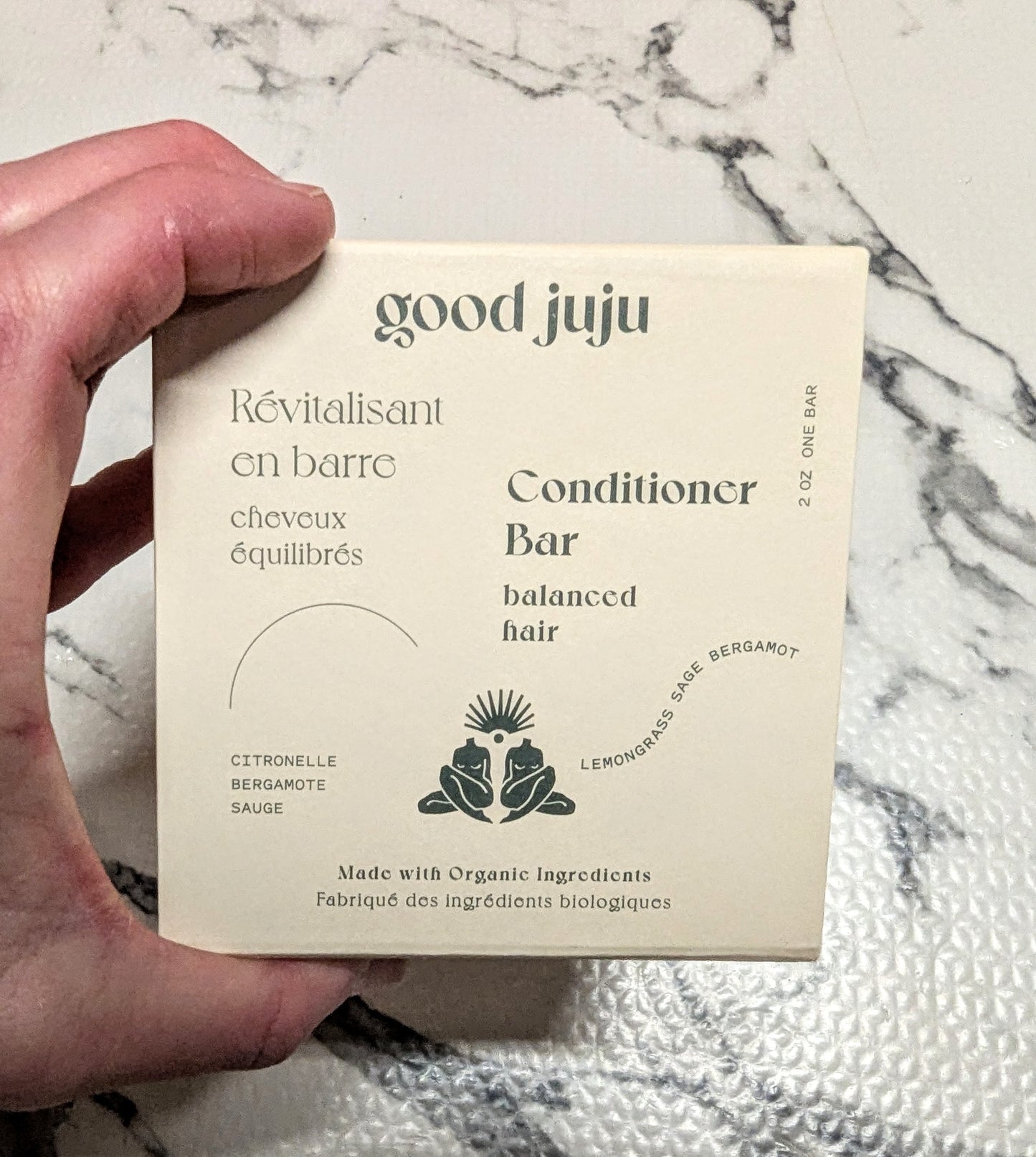 Good Juju Rice Protein Shampoo and Conditioner Bar for Balanced Hair