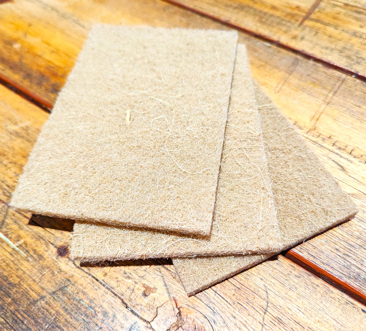 All Natural and Biodegradable Coconut Scouring Pads- Set of 3