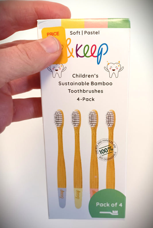 Children's Bamboo Tooth Brushes 