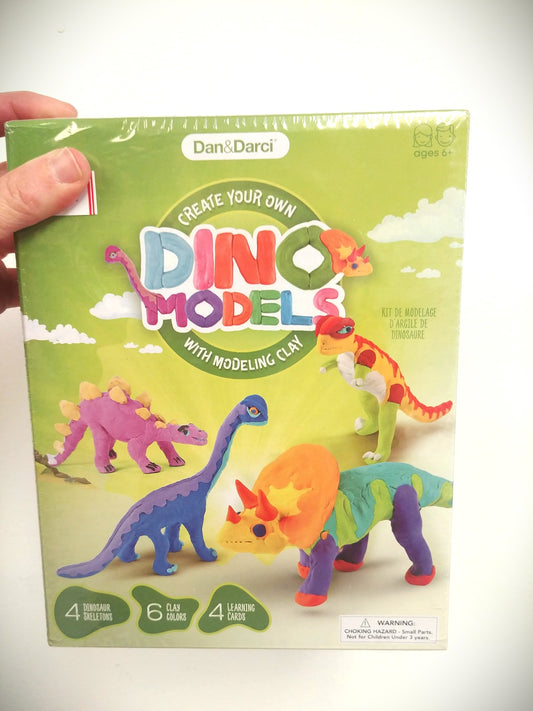 Dino Clay And Skeleton Models